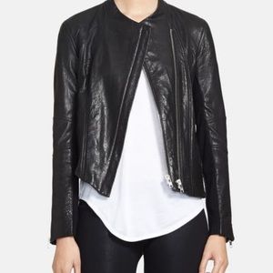 Helmut Lang  Asymmetric  Leather Jacket